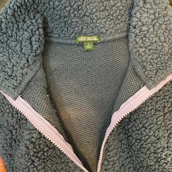 Wild Fable Blue Sherpa Jacket - Picture 4 of 4